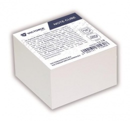 Kockatömb, 85x85x50 mm, VICTORIA OFFICE