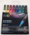 Dekormarker készlet, 0,9-1,3 mm, UNI "Posca PC-3M", 8 különböző szín